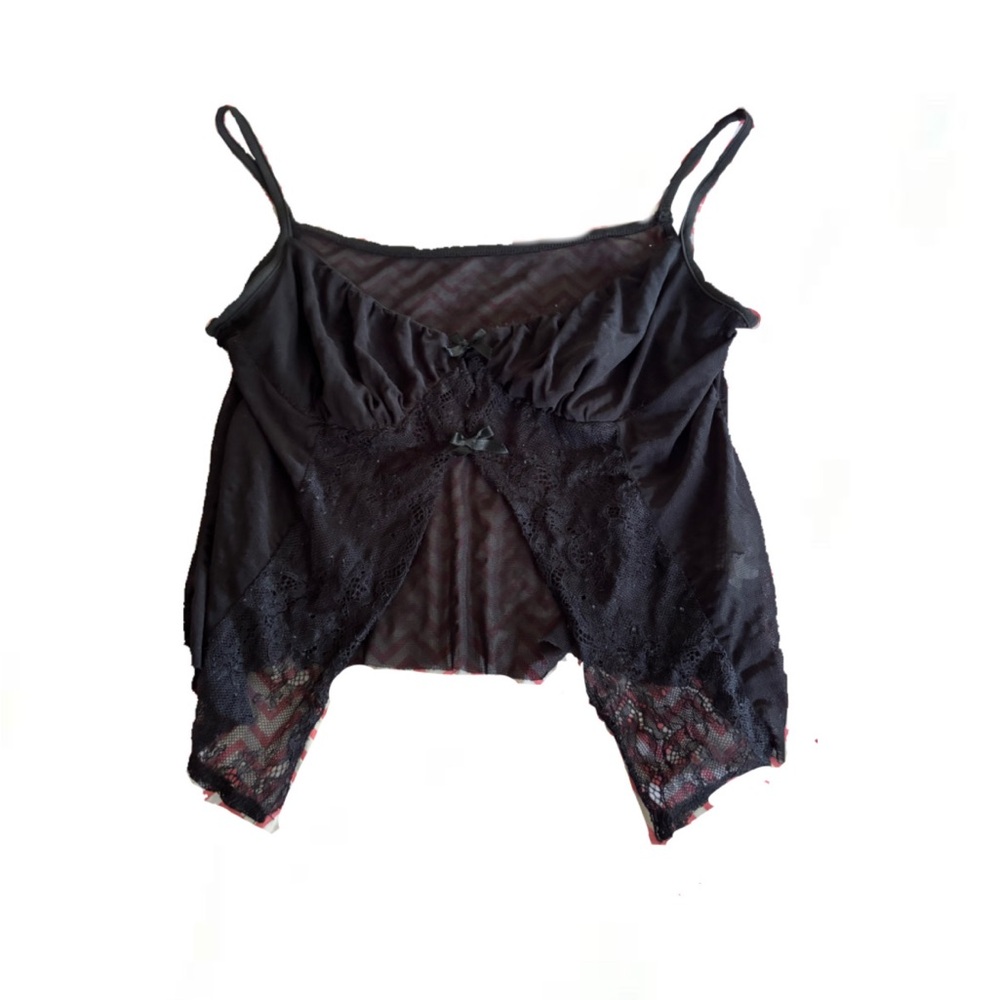 Chic Black Lace Tank Top